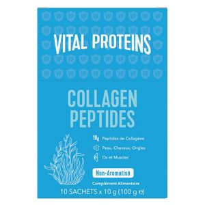 Vital Proteins Collagen Peptides Collagène Bovin en Poudre 10 sticks de 10g
