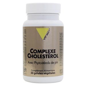 Vit'all+ COMPLEXE CHOLESTEROL avec Phytostérols de pin 30 gélules végétales