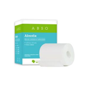 Marque Verte Absofix Bande Adh&egrave;sive Extensible 10cm x 10cm