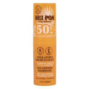 Hei Poa Stick Lèvres Solaire Baume-en-Huile SPF50 4G