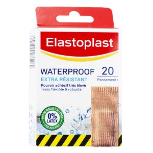 Elastoplast Waterproof Pansement Extra R&eacute;sistant 20 unit&eacute;s