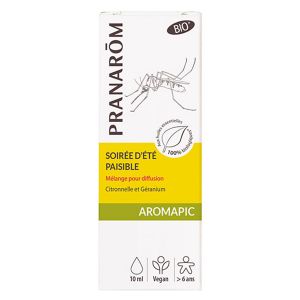 Pranarom Aromapic Synergies Pour Diffuseur Soirée d'Eté Paisible Bio 10ml