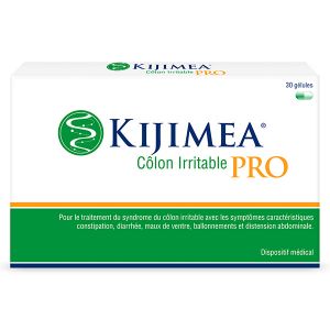 Kijimea Pro Syndrome du C&ocirc;lon Irritable Ballonnements Diarrh&eacute;e Constipation 30 G&eacute;lules