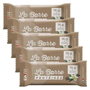 Eafit La Barre Protéinée Goût Vanille 46g - Lot de 5