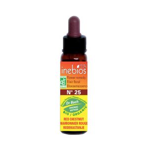 Inebios Fleur de Bach n&deg;25 Red Chestnut - Marronnier Rouge Bio 10ml
