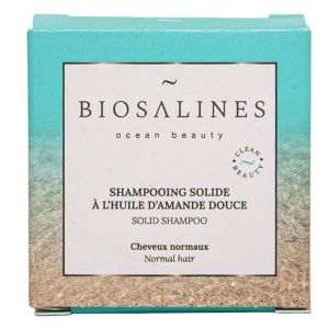 Biosalines Shampooing Solide &agrave; l&rsquo;Huile d&rsquo;Amande Douce voyage 20g