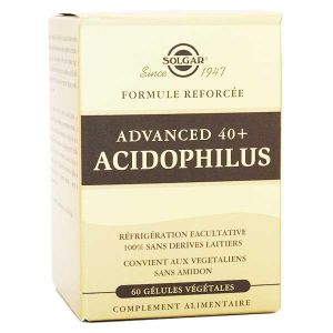 Solgar Advanced 40 Plus Acidophilus 60 g&eacute;lules v&eacute;g&eacute;tales