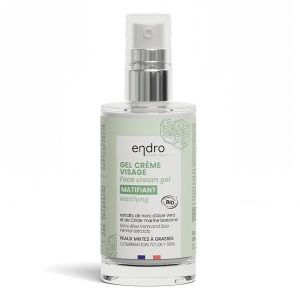 Endro Gel Crème Matifiant 100% d’origine naturelle texture fluide 50 ml