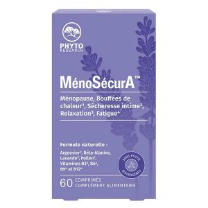 Phyto Research M&eacute;noS&eacute;curA Pour une m&eacute;nopause sereine 60 comprim&eacute;s