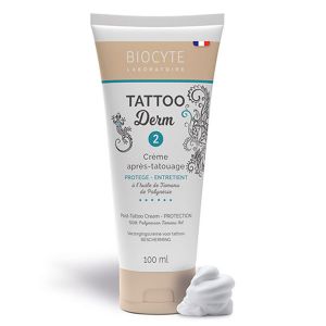 Biocyte Cosm&eacute;tique Tattoo Derm 2 Cr&egrave;me apr&egrave;s-tatouage Protection et entretien