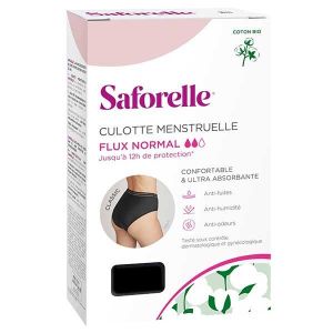 Saforelle&reg; Culotte Menstruelle Classic Flux Normal Taille 40