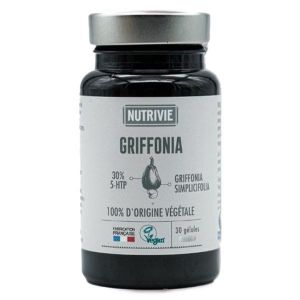 Nutrivie Griffonia Stardardisé 30% 5-HTP Vegan 30 gélules