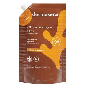 Dermasens Recharge gel douche surgras Agrumes 900ml