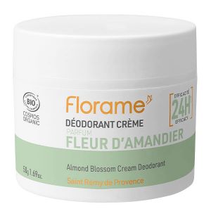Florame D&eacute;odorant Cr&egrave;me Fleur d'Amandier 50g