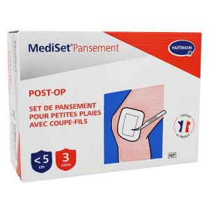 MediSet Pansement Post-Op Petites Plaies 3 unités