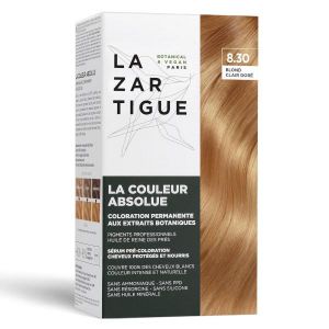Lazartigue Couleur Absolue Coloration Blond Clair Dor&eacute; 8.30