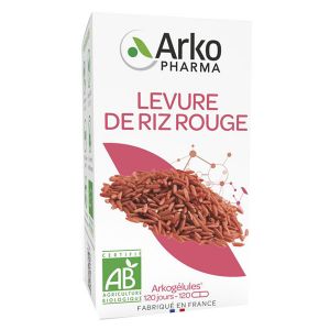 Arkopharma Arkogélules Levure de Riz Rouge Bio 120 gélules