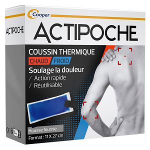 Actipoche Coussin Thermique Contractures Musculaires Moyen Mod&egrave;le Gel