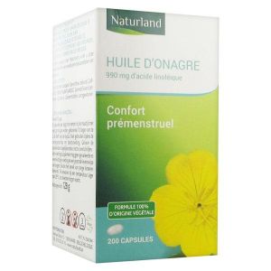 Naturland Huile d'Onagre 200 capsules