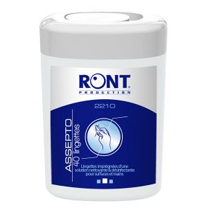 Ront Assepto Lingettes Nettoyantes et D&eacute;sinfectantes 40 unit&eacute;s