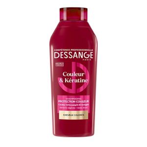 Dessange Couleur & K&eacute;ratine Shampoing Protection Couleur Cheveux Color&eacute;s 280ml
