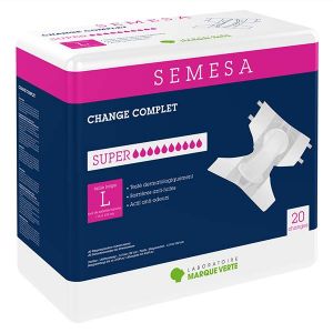Marque Verte Semesa Change Complet Adulte Super Taille L 20 unit&eacute;s