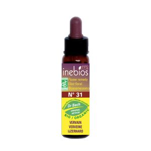 Inebios Fleur de Bach n&deg;31 Vervain - Vervaine Bio 10ml