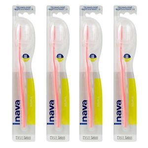 Inava 20/100 brosse &agrave; dents souples Lot de 4
