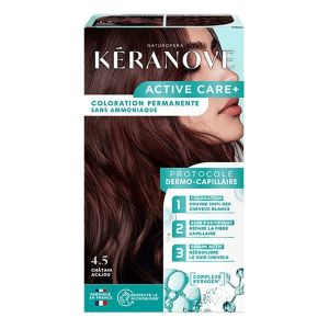 K&eacute;ranove Active Care+ Coloration cr&egrave;me permanente 4.5 Ch&acirc;tain acajou