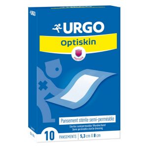 Urgo Soins Infirmiers Optiskin Pansement 5,3 x 8cm 10 unit&eacute;s