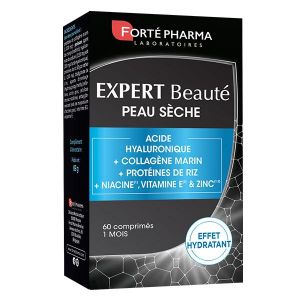 Fort&eacute; Pharma Expert Beaut&eacute; Peau S&egrave;che Sensible Vitamine B3 Zinc 60 comprim&eacute;s