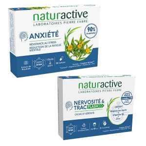 Naturactive Anxiété Complexe Seriane et Nervosité & Trac Flash Complexe Seriane