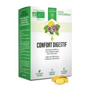 Dayang Confort digestif 30 capsules d'huiles essentielles bio