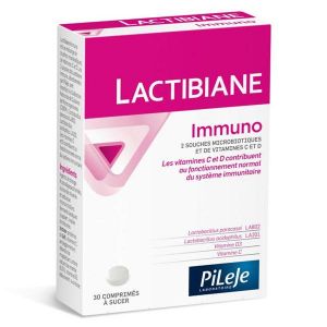 Pileje Lactibiane Immuno 30 comprimés à sucer
