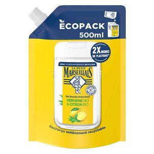 Le Petit Marseillais Recharge Gel Douche Extra Doux Verveine & Citron Bio 500ml