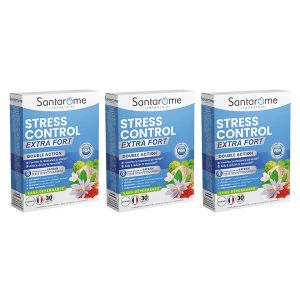 Santarome Stress Control Extra Fort Fatigue et Stress Lot de 3 x 30 comprim&eacute;s