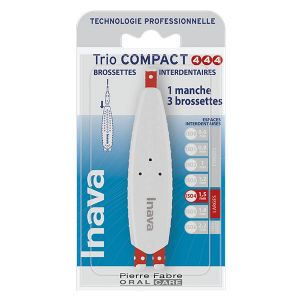 Inava Brossettes 1.5mm Trio Compact Espaces Larges 3 recharges