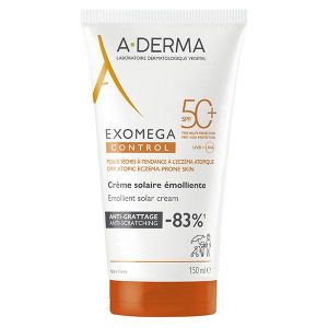 A-Derma Exomega Control Crème émolliente anti-grattage SPF50+ 150ml