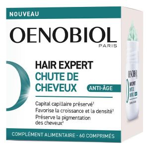 Oenobiol Hair Expert Chute de cheveux Anti-&Acirc;ge 60 comprim&eacute;s