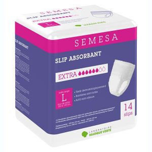 Marque Verte Semesa Slip Absorbant Extra Taille L 14 unit&eacute;s
