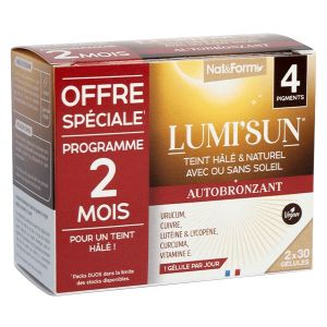 Nat & Form Lumi'Sun Autobronzant Duo  60 g&eacute;lules