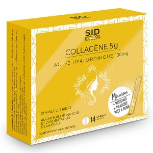 Sid Nutrition - Collag&egrave;ne Acide 5 g Hyaluronique 100 mg  14 LP- Doses&reg;