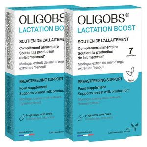 Oligobs Lactation Boost - Lot 2 x 14 gélules