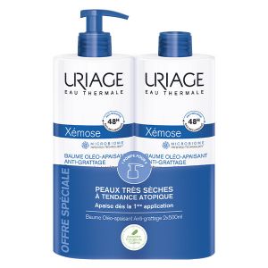 Uriage X&eacute;mose Duo Baume Ol&eacute;o-Apaisant 2x500ml
