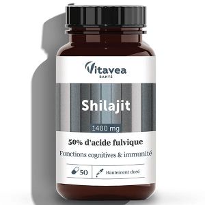Vitavea Les Essentiels Shilajit Fonctions cognitives & immunit&eacute; 50 g&eacute;lules