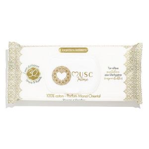 Musc Intime Monoi Oriental - La rayonnante Lingettes Intimes 30 unités