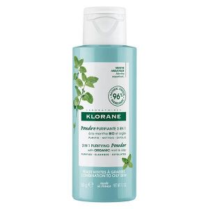 Klorane Menthe Aquatique Poudre Purifiante 3 en 1 Bio 50g