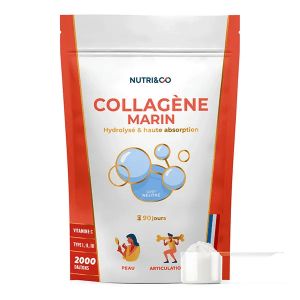 Nutri&Co Collag&egrave;ne Marin Type 1, 2 & 3 Peau & Articulations Go&ucirc;t Neutre 540g