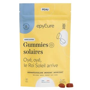 Epycure peau gummies solaire sans sucre