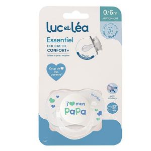 Luc et Léa Sucette essentiel j'aime Papa  0-6M